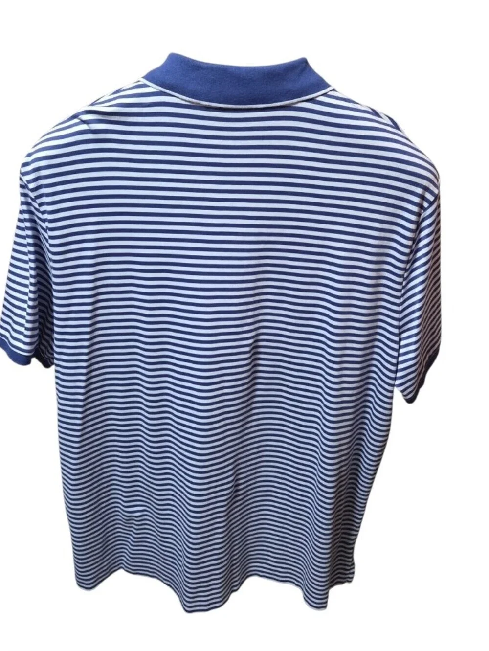 Polo Ralph Lauren Mens Classic Fit Striped Short Sleeve Polo Shirt Blue XL
